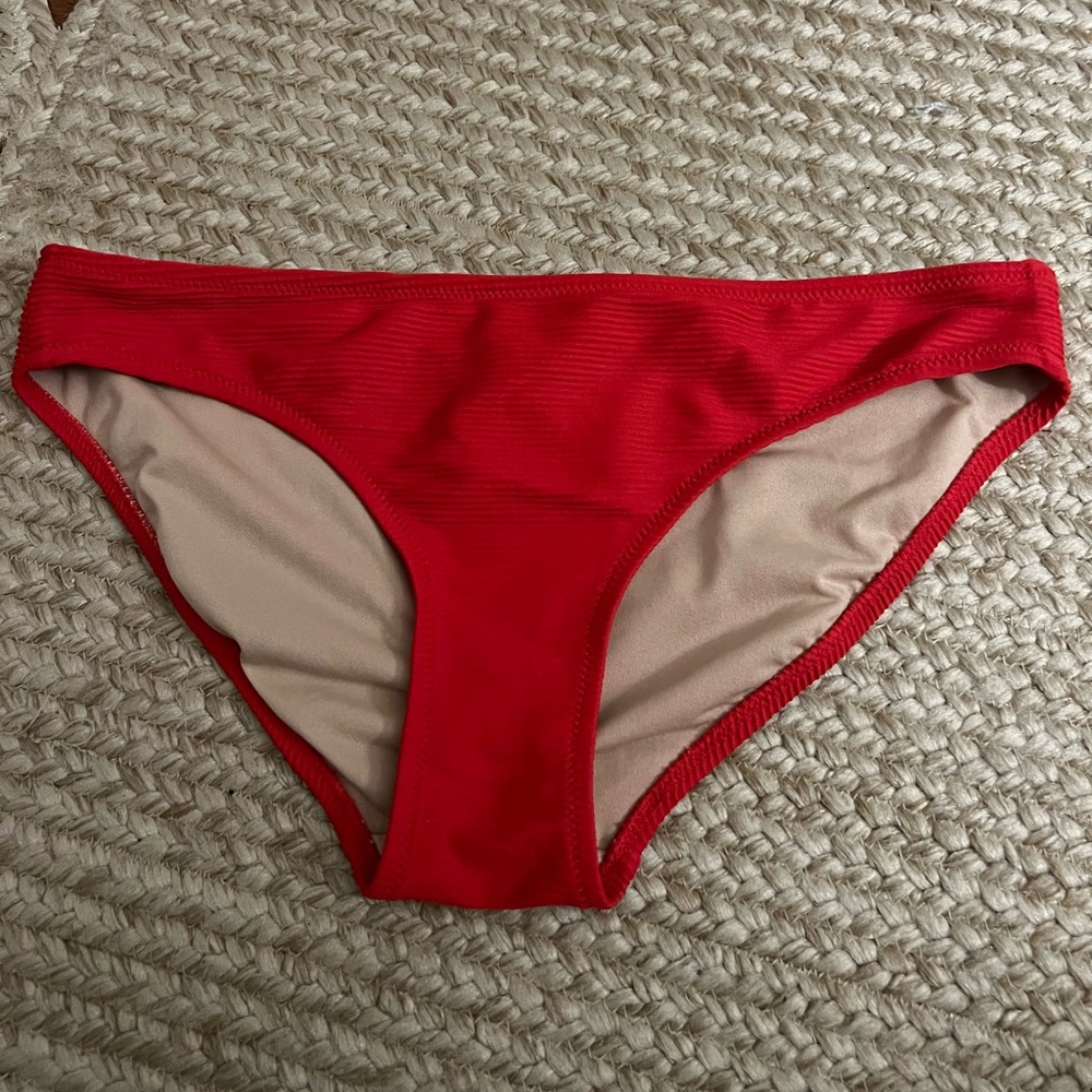 Red bikini bottoms